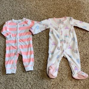 BNWOT & EUC Carter’s 2-pack 6M baby girl bundle!